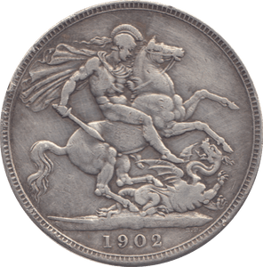 1902 CROWN ( GF ) - CROWN - Cambridgeshire Coins