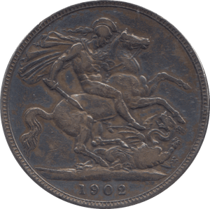 1902 CROWN ( GF ) - CROWN - Cambridgeshire Coins