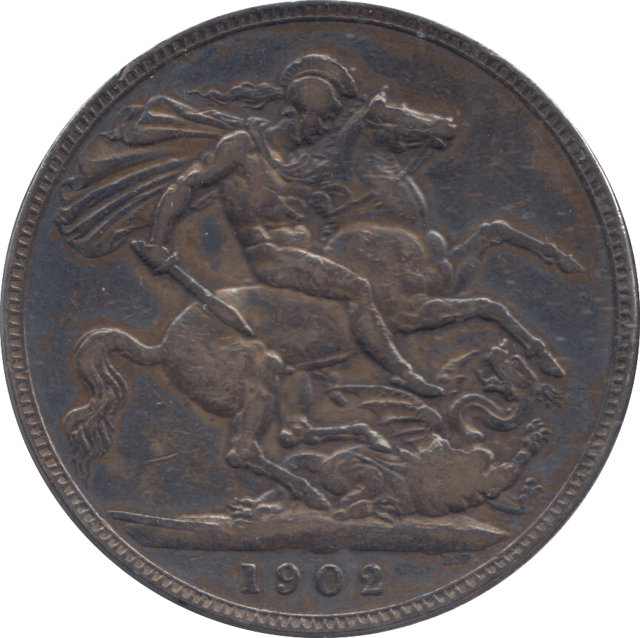 1902 CROWN ( GF ) - CROWN - Cambridgeshire Coins