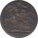 1902 CROWN ( GF ) - CROWN - Cambridgeshire Coins