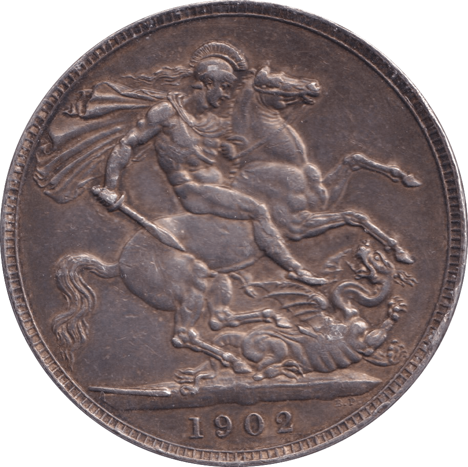 1902 CROWN ( GVF ) - CROWN - Cambridgeshire Coins