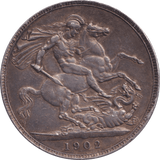 1902 CROWN ( GVF ) - CROWN - Cambridgeshire Coins