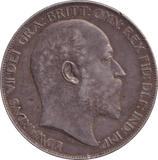 1902 CROWN ( GVF ) - CROWN - Cambridgeshire Coins