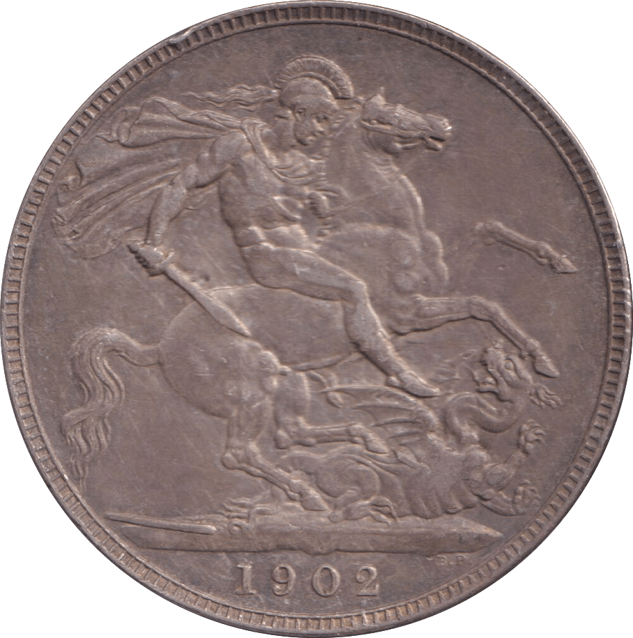 1902 CROWN ( GVF ) - CROWN - Cambridgeshire Coins