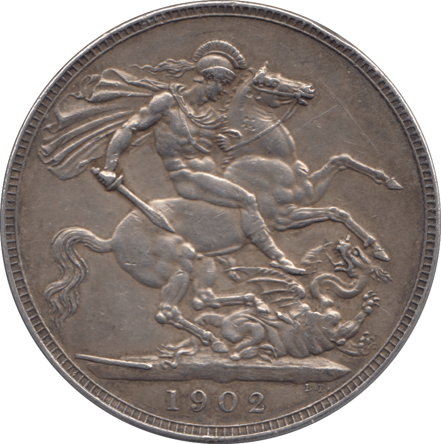1902 CROWN ( GVF ) - CROWN - Cambridgeshire Coins