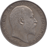 1902 CROWN ( GVF ) - CROWN - Cambridgeshire Coins