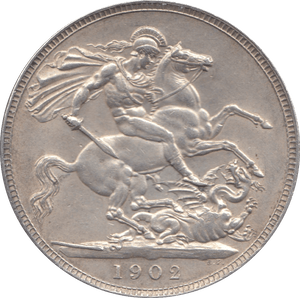 1902 CROWN ( GVF ) - CROWN - Cambridgeshire Coins