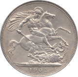 1902 CROWN ( GVF ) - CROWN - Cambridgeshire Coins