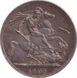 1902 CROWN ( GVF ) - CROWN - Cambridgeshire Coins
