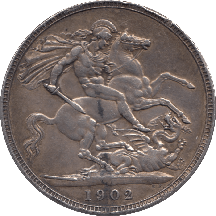 1902 CROWN ( GVF ) - CROWN - Cambridgeshire Coins