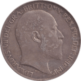1902 CROWN ( GVF ) - CROWN - Cambridgeshire Coins