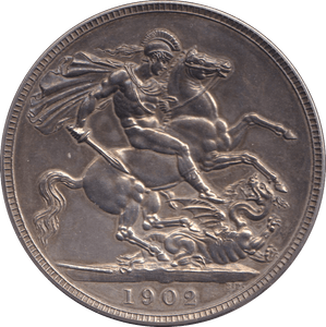 1902 CROWN ( PROOF ) - CROWN - Cambridgeshire Coins