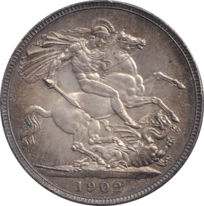 1902 CROWN ( UNC ) - CROWN - Cambridgeshire Coins