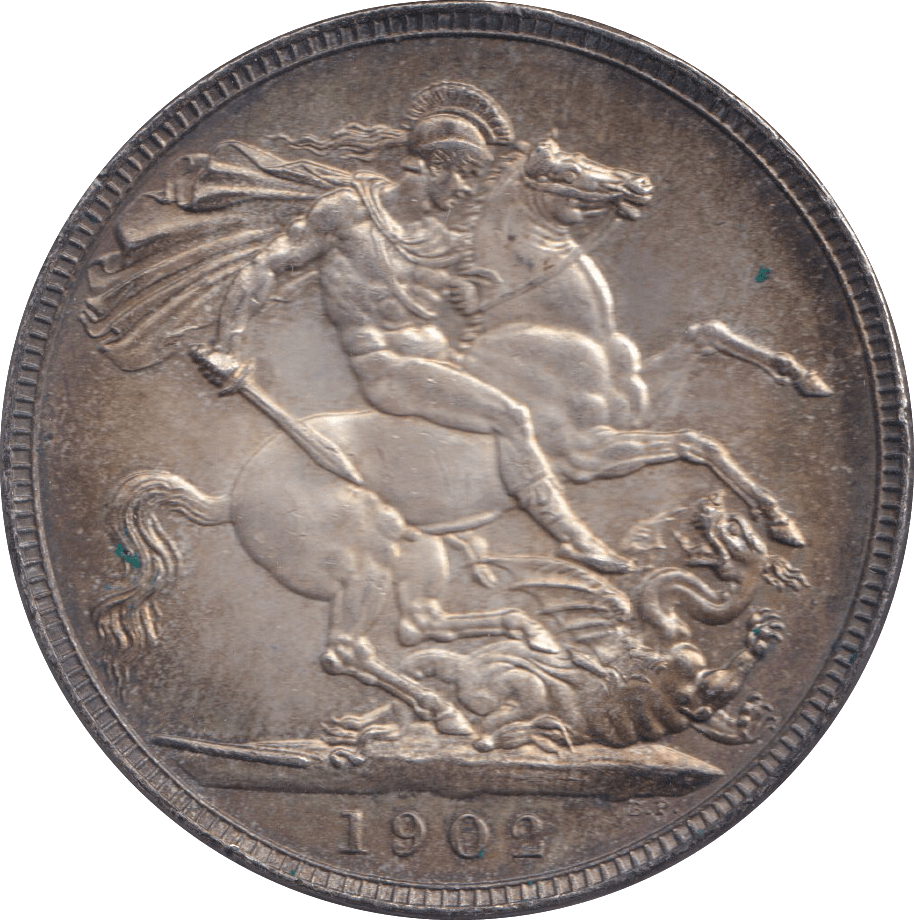 1902 CROWN ( UNC ) - CROWN - Cambridgeshire Coins