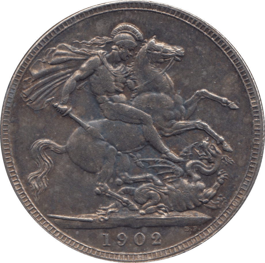 1902 CROWN ( VF ) 8 - CROWN - Cambridgeshire Coins