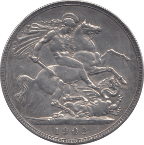1902 CROWN ( VF ) - CROWN - Cambridgeshire Coins