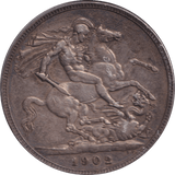 1902 CROWN ( VF ) - CROWN - Cambridgeshire Coins