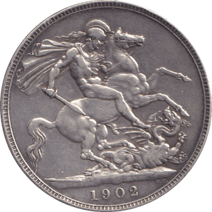 1902 CROWN ( VF ) - CROWN - Cambridgeshire Coins