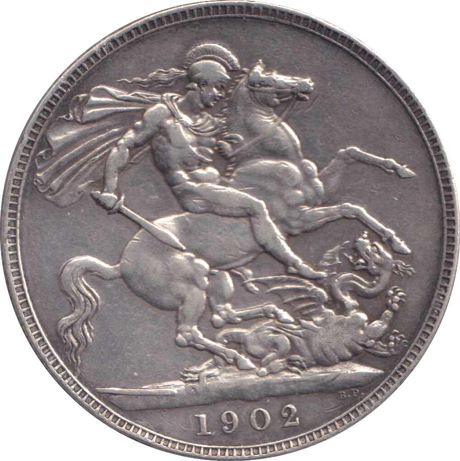 1902 CROWN ( VF ) - CROWN - Cambridgeshire Coins