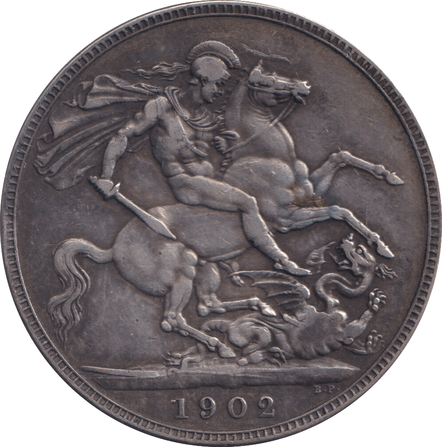 1902 CROWN ( VF ) - CROWN - Cambridgeshire Coins