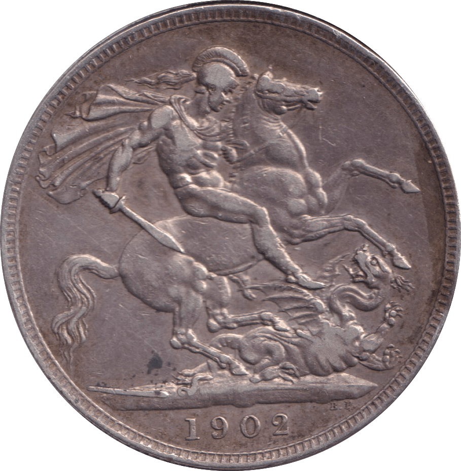 1902 CROWN ( VF ) - CROWN - Cambridgeshire Coins