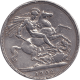 1902 CROWN ( VF ) - CROWN - Cambridgeshire Coins