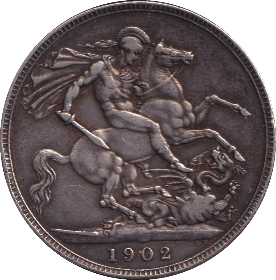1902 CROWN ( VF ) - CROWN - Cambridgeshire Coins