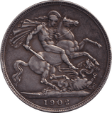 1902 CROWN ( VF ) - CROWN - Cambridgeshire Coins