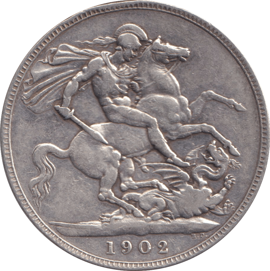 1902 CROWN ( VF ) - FLORIN - Cambridgeshire Coins