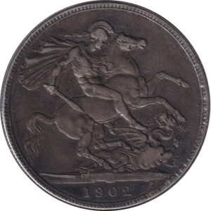 1902 CROWN (VF) - CROWN - Cambridgeshire Coins
