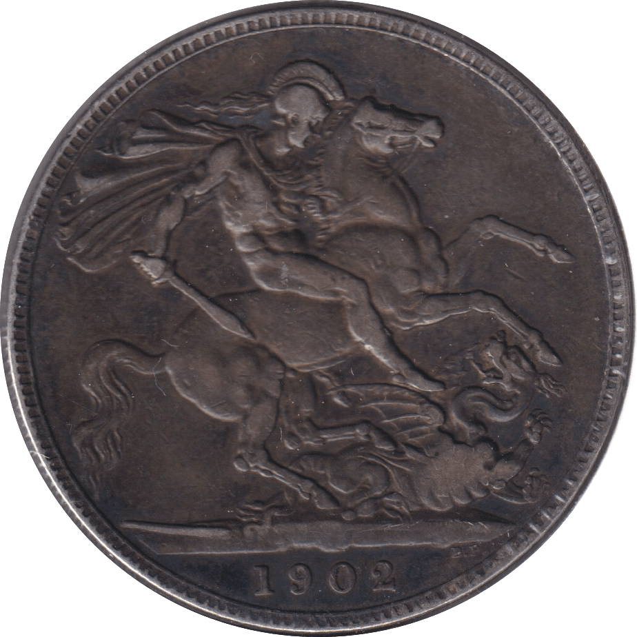 1902 CROWN (VF) - CROWN - Cambridgeshire Coins