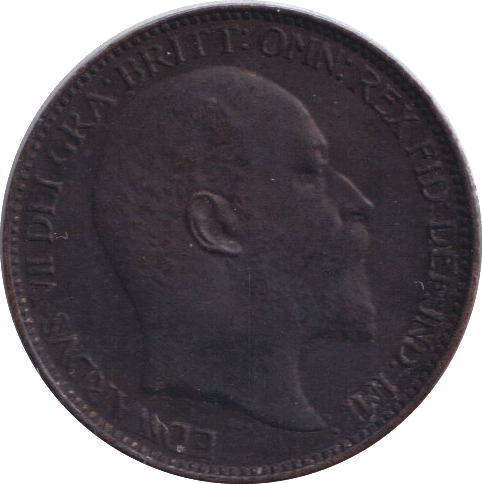 1902 FARTHING ( AUNC ) - FARTHING - Cambridgeshire Coins
