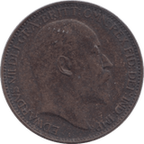 1902 FARTHING ( FAIR ) - Farthing - Cambridgeshire Coins