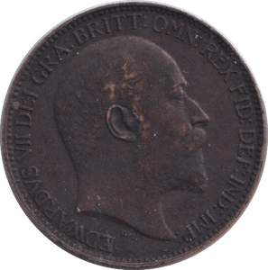 1902 FARTHING ( GVF ) - WORLD COINS - Cambridgeshire Coins