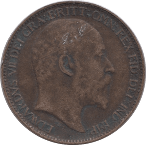 1902 FARTHING ( VF ) - Farthing - Cambridgeshire Coins