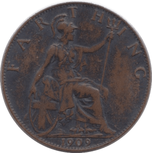 1902 FARTHING ( VF ) - Farthing - Cambridgeshire Coins