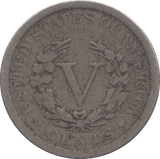 1902 FIVE CENT USA - WORLD COINS - Cambridgeshire Coins