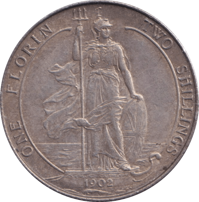 1902 FLORIN ( AUNC ) - FLORIN - Cambridgeshire Coins