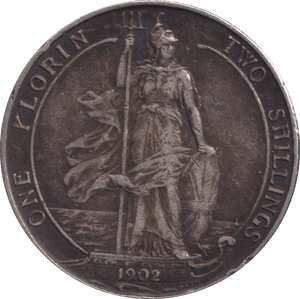 1902 FLORIN ( EF ) - FLORIN - Cambridgeshire Coins