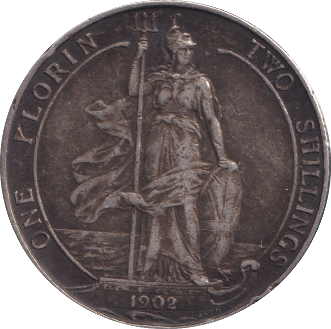 1902 FLORIN ( EF ) - FLORIN - Cambridgeshire Coins