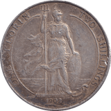 1902 FLORIN ( EF ) - FLORIN - Cambridgeshire Coins