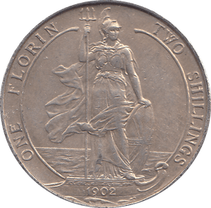 1902 FLORIN ( EF ) - FLORIN - Cambridgeshire Coins
