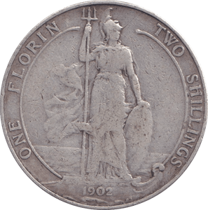 1902 FLORIN ( FINE ) 1 - FLORIN - Cambridgeshire Coins