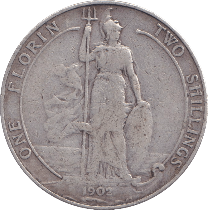 1902 FLORIN ( FINE ) 1 - FLORIN - Cambridgeshire Coins