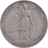 1902 FLORIN ( FINE ) 1 - FLORIN - Cambridgeshire Coins