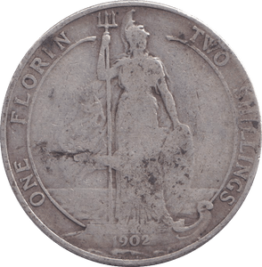 1902 FLORIN ( FINE ) 2 - FLORIN - Cambridgeshire Coins