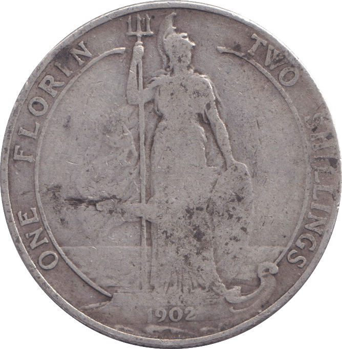1902 FLORIN ( FINE ) 2 - FLORIN - Cambridgeshire Coins