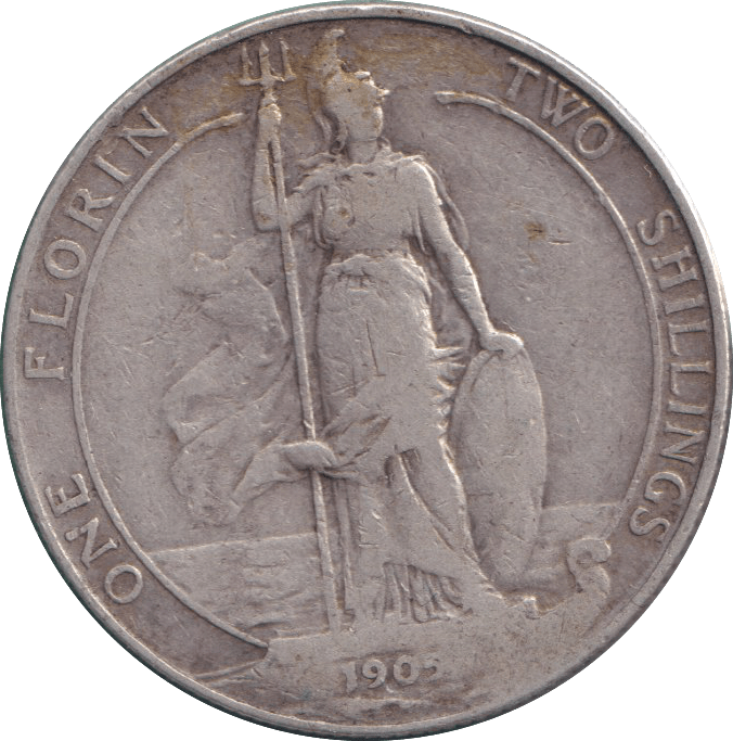 1902 FLORIN ( FINE ) - FLORIN - Cambridgeshire Coins