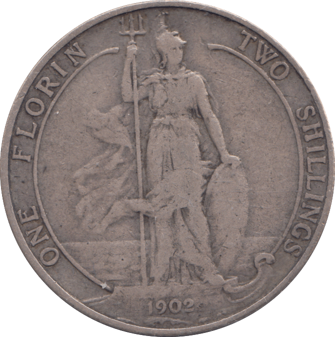 1902 FLORIN ( FINE ) - FLORIN - Cambridgeshire Coins
