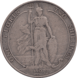 1902 FLORIN ( FINE ) - FLORIN - Cambridgeshire Coins